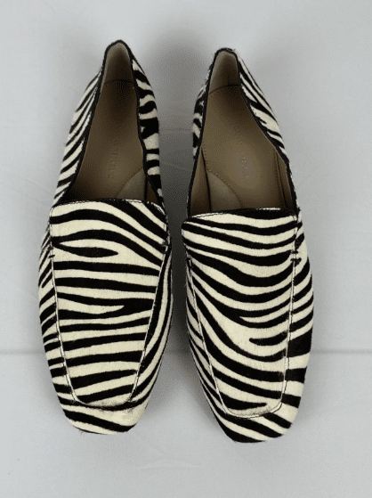 Banana Republic Demi Loafer Zebra Print Calf hair