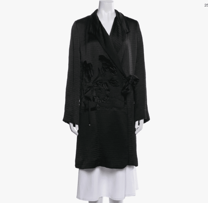 Sonia Rykiel Vintage Black wrap coat