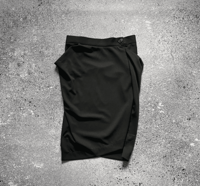 Vivienne Westwood asymmetrical pocket skirt black