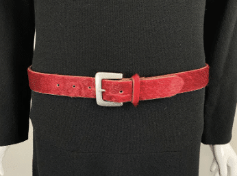 Gap Vintage Red pony hair Belt Leather