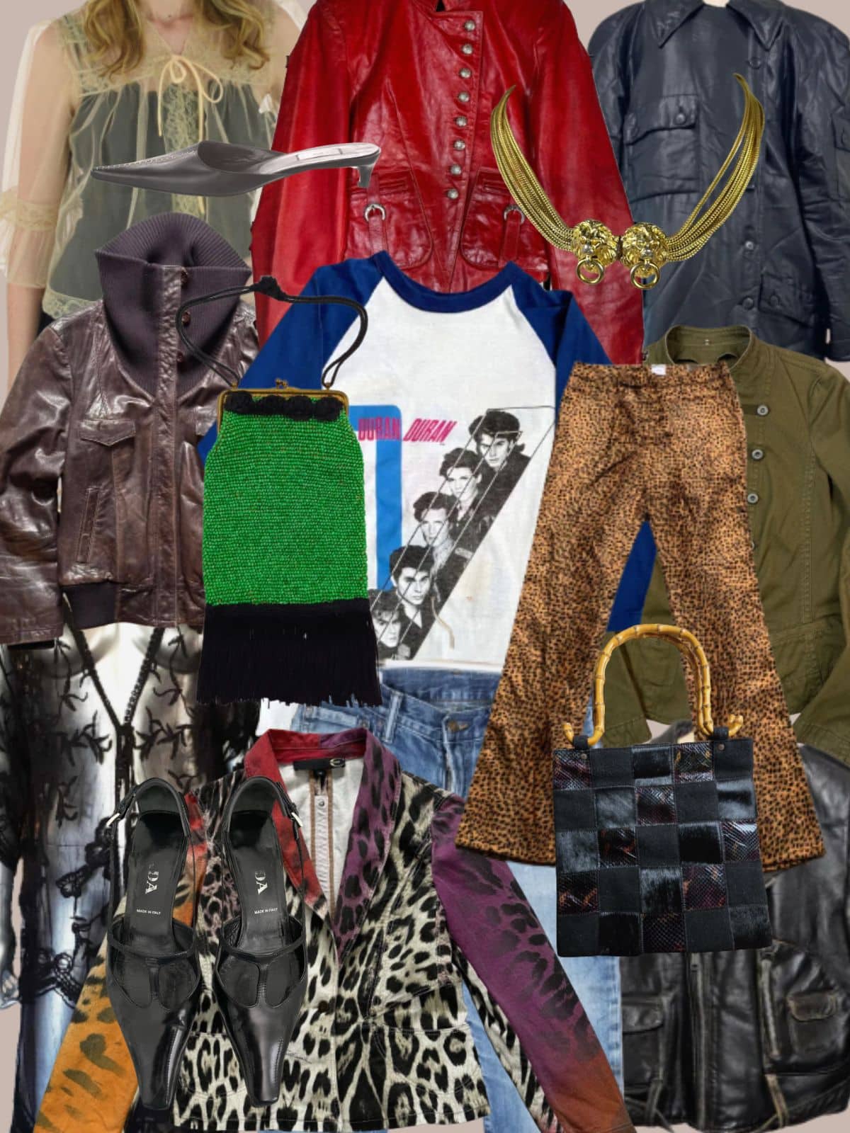 A white background with a collection of 24 finds from the past week.