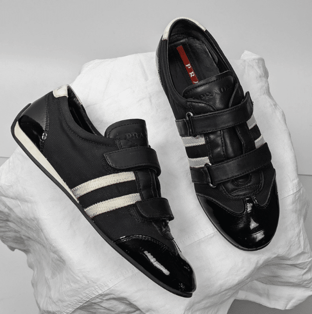 Prada sport sneakers with velcro straps