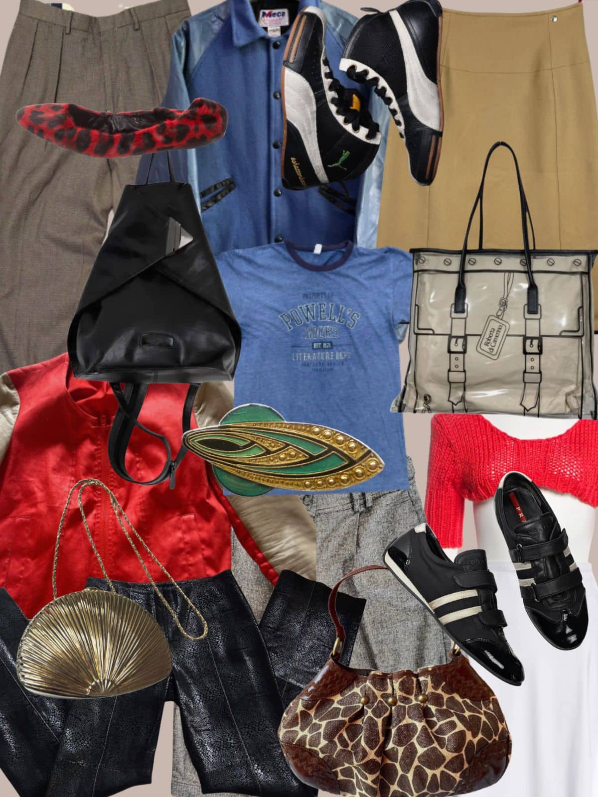 A white background with a collection of 24 finds from the past week.