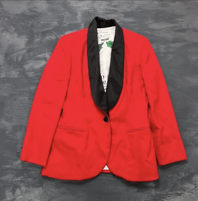 Moschino Cheap And Chic red Blazer