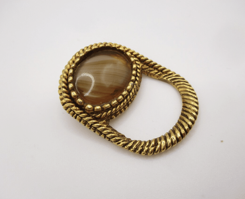 Vintage Eye Glass Holder Brooch