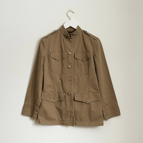 Vintage Ralph Lauren Tan Military Jacket