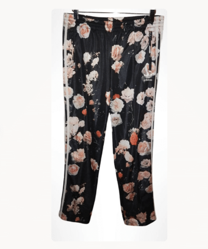 ADIDAS Original Firebird Women's Trousers with Flower Print.