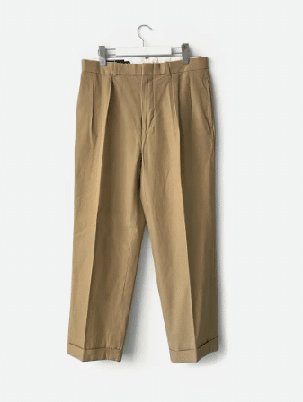 Vintage Y2K Polo by Ralph Lauren Cotton/Silk Pleated Trousers
