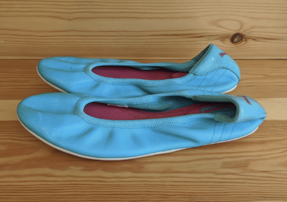Vintage Puma Women's BIue Ballet Flats