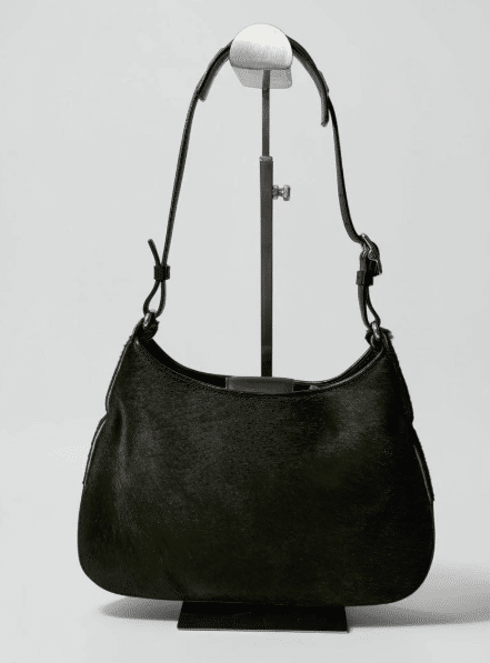 Coach Green Calf Hair Modern Vintage Shoulder Bag y2k