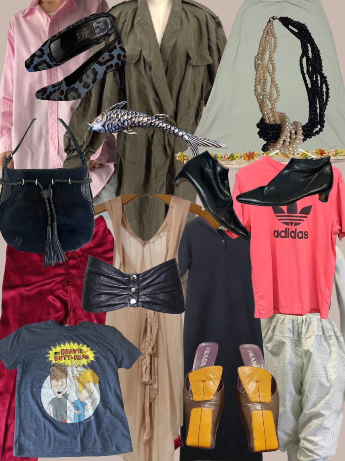 A white background with a collection of 24 finds from the past week.