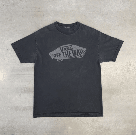 Vintage 90s Vans Skateboards Original Logo Faded Graphic Tshirt
