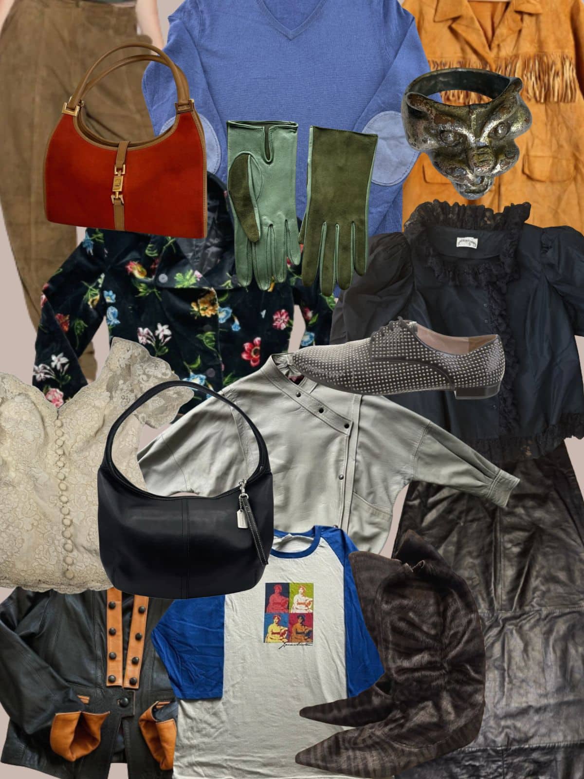 A white background with a collection of 24 finds from the past week.