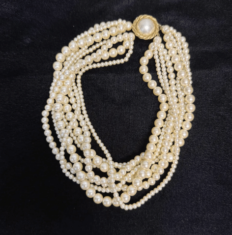 Carolee Multi-Strand Pearl Choker Necklace