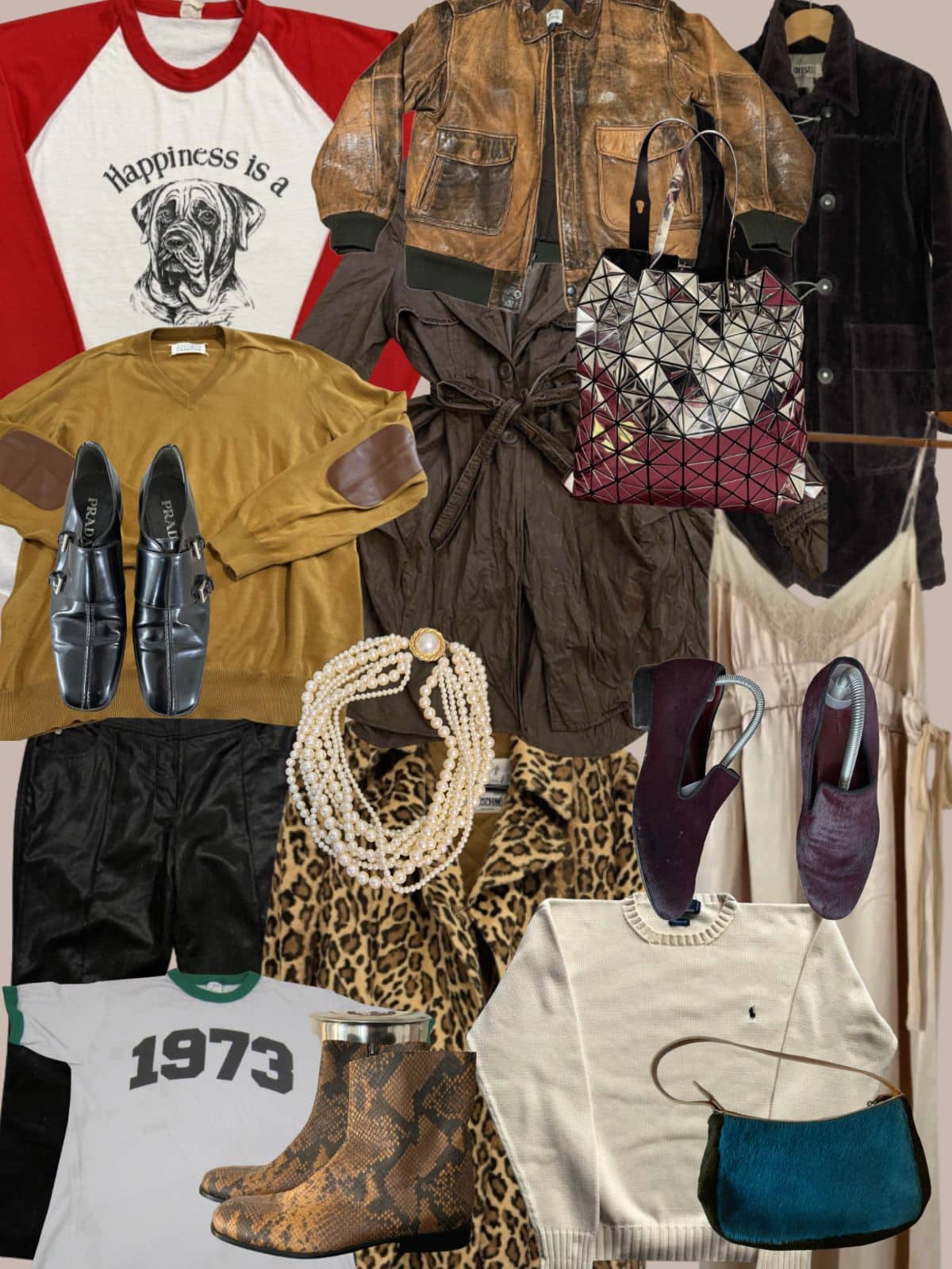 A white background with a collection of 24 finds from the past week.