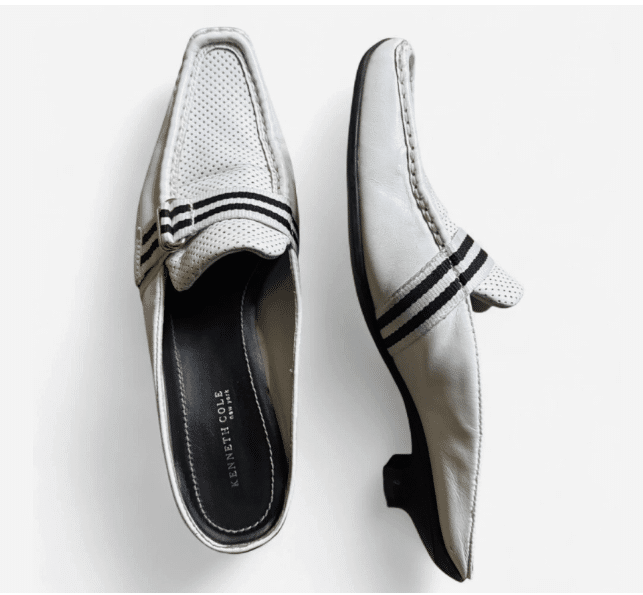 Kenneth Cole prada look alike Size 8 Leather White