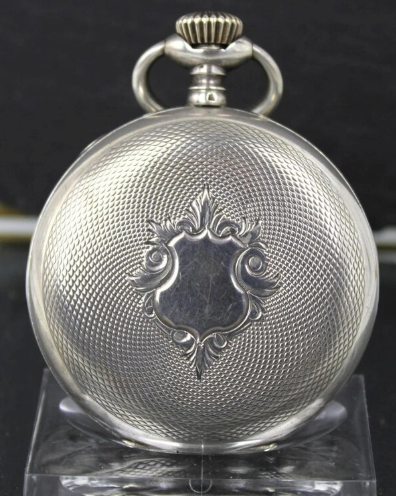 Antique men's savonnette pocket watch, France, 1900