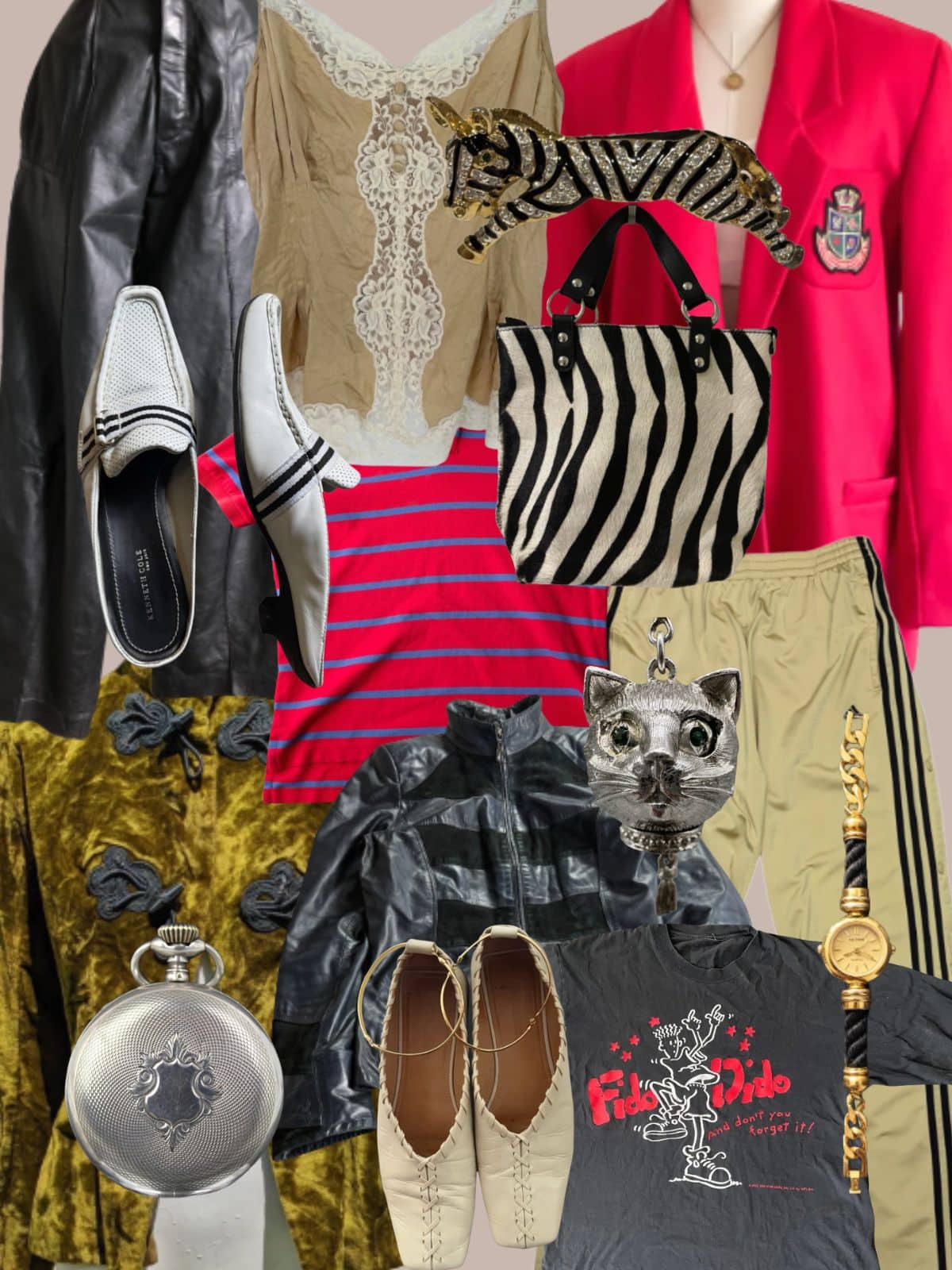A white background with a collection of 24 finds from the past week.