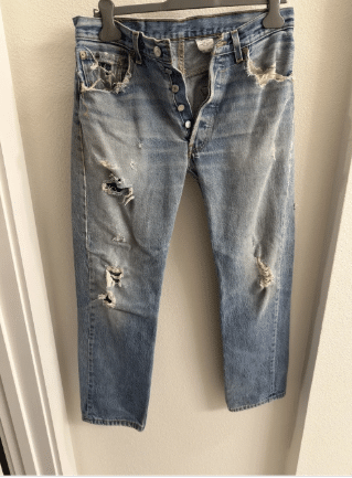 the perfect distressed vintage Levis.