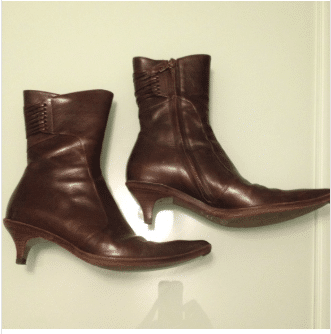 Dries van Noten brown leather boot