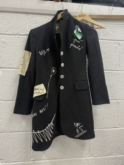 Moschino Couture Black Measurements Blazer