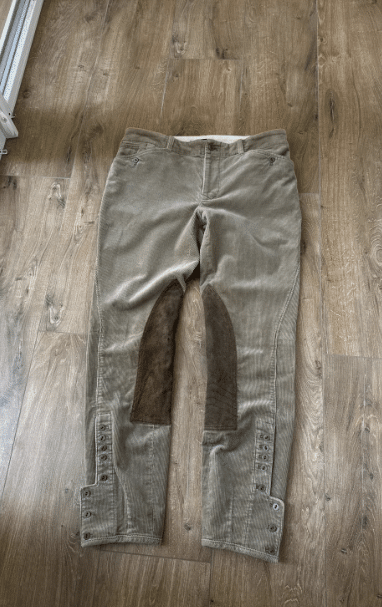 Polo Ralph Lauren Beige Corduroy vintage Riding pants